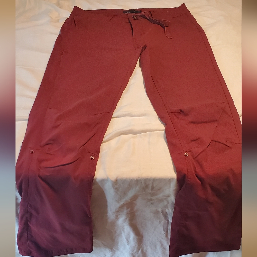 Prana Women's Halle Boot Cut Pants in Brick Red